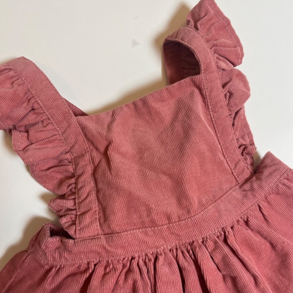 Janie & Jack NWT 6-12M corduroy jumper and bow - Picture 3 of 6